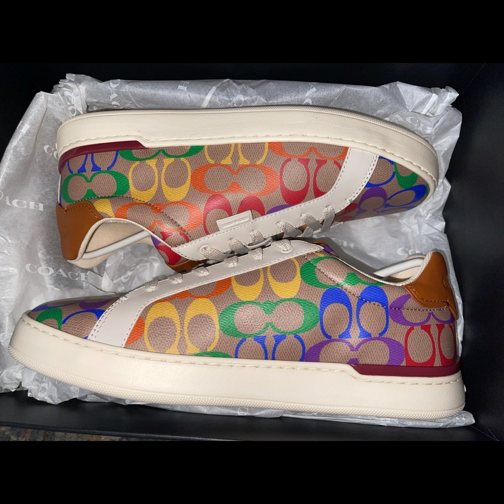 Rainbow coach shoes